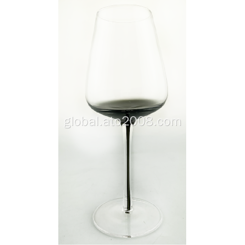 Wine Glass Set with Red/champagne Clear Wine Glass With Smoky Gray Supplier